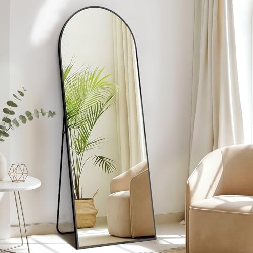 DUMOS Arched Full Length Mirror with Stand Fl...