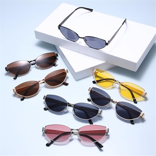 willochra Fashion Square Sunglasses for Women Men Retro Small Y2k Narrow Rectangle Sun Glasses 90s Unisex Stylish Eyewear 7