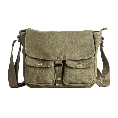 Waylots Compact Canvas Crossbody Bag