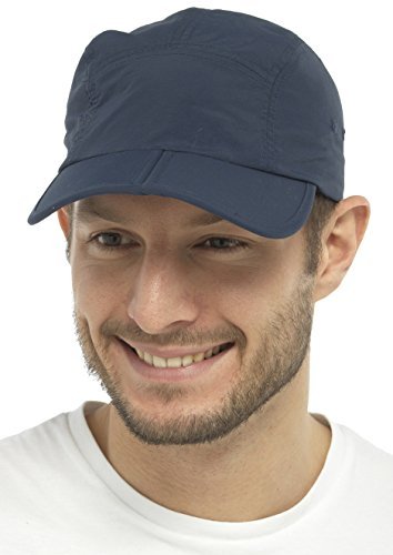 Tom Franks - Gorra ligera con visera plegable azul azul Talla única Cover