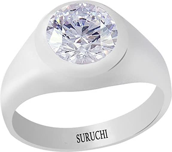 See full amazon price history chart for Suruchi Gems & Jewels Sterling Silver Astrological Gemstone 9.25 Ratti or 8.5 Carat Zircon/American Diamond 925 Bis Hallmark Ring for Men-AZN592522 Suruchi Gems & Jewels Sterling Silver Astrological Gemstone 9.25 Ratti or 8.5 Carat Zircon/American Diamond 925 Bis Hallmark Ring for Men-AZN592522 (B08XY5J879) Amazon Price History, Amazon Price Tracker