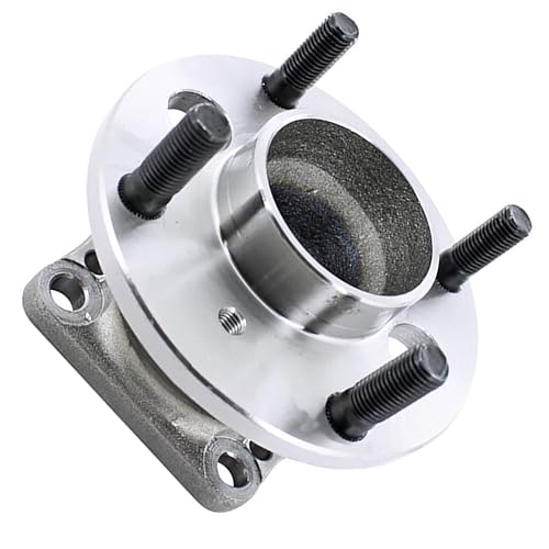 Image of Detroit Axle - 2pc FWD Rear Wheel Bearing and Hubs Assembly for Ford Fiesta 2011-2018 [Except ST Model], 4 Lugs w /ABS