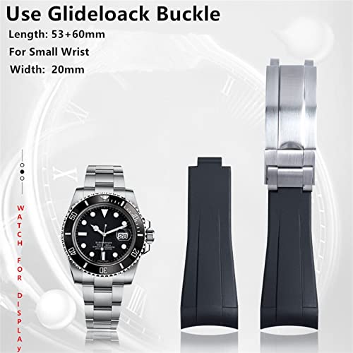 Correa de goma de 20 mm para solucionar problemas de ajuste en pulseras GMT 2