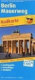 berlin karte bvg kaufen  Berlin Mauerweg: Radkarte mit Ausflugszielen & Freizeittipps und Stadtplan sowie S- und U-Netz, wetterfest, reissfest, abwischbar, GPS-genau. 1:60000 (Radkarte: RK)