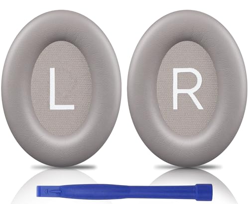 Image of SOULWIT Earpads Replacement for Bose QuietComfort 45 (QC45) /QuietComfort SE (QC SE) /New Quiet Comfort Wireless Over-Ear Headphones, Ear Pads Cushions with Softer Protein Leather - Sandstone