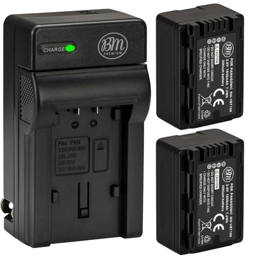 BM Premium 2-Pack of VW-VBT190 Batteries and...