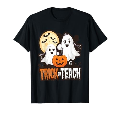 Trick Or Teach Halloween Teacher Costume T-Shirt
