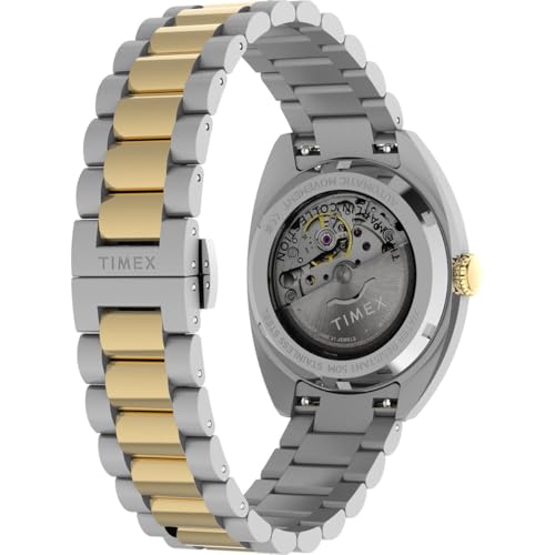 Image of TIMEX Marlin Tonneau 37mm Silver Dial Mechanical Automatic Men Watch - TW2Y65100UJ