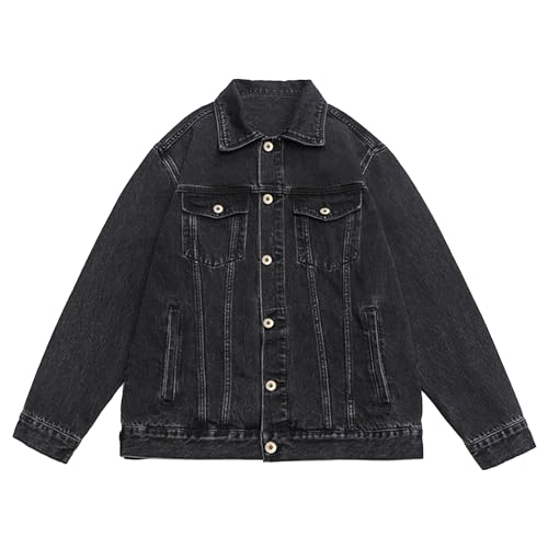 Veste en denim pour homme avec fermeture button field robuste et coupe slim
