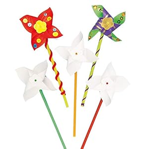 Baker Ross E1302 Zestaw Wiatraczków 8 sztuk