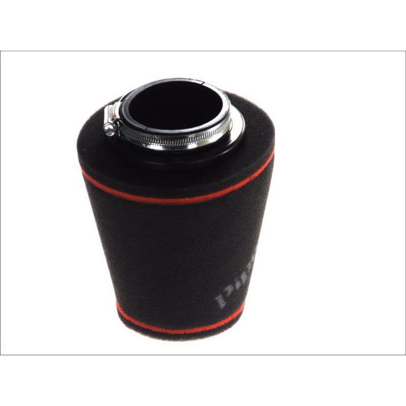 Pipercross Filtro Universal C0176 | Espuma plegada alto flujo, Lavable y reutilizable, Para admisiones 70mm, Fácil instalación, Respuesta acelerador mejorada