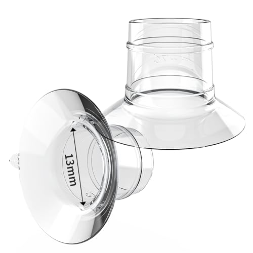 Inserto de Brida 13mm(2 unidades),compatible con KISSBOBO /MomcozyM5/S9 Pro/S12/S12 Pro/Jheppbay,Accesorios originales de repuesto para Extractor de Leche (13mm 2pcs)
