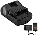 Produktbild Shentec 18V 3000mAh Li-ion Akku Kompatibel mit Hitachi 339782 BSL1830C BSL1815X BSL1815S BSL1830 330139 330557 and One Akku Ladegerät