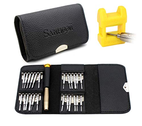 26 in 1 Torx Schraubendreher Set Mini Brieftasche Set Telefon Repair Tool für Samsung Tablet-Schwarz