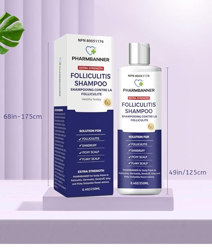 Pharmbanner 908469 Anti-Fungal Shampoo For Folliculitis, Seborrheic Dermatitis, Scalp Psoriasis - Relieves Itchy & Dry Scalp thumb #7