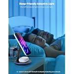 Pilita Magnetic Wireless Charging Station for Apple Series, 3-in-1 20W Fast Mag-Safe Charger Stand with QC3.0 Adapter, for iPhone 15,14,13,12Pro Max/Pro/Mini/Plus, iWatch Ultra/9/8/7/SE/6/5/4/3/2 - Image 7