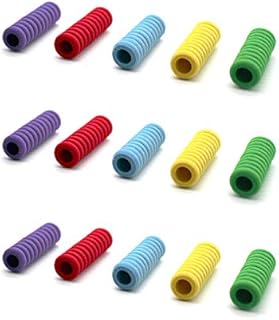 YFaith 40 Pcs Foam Pen Grips,Soft Cushioned Writing Aid Pencil Holder Non Slip Pen Gripper Gel Pencil Clip for Kids,Students,Adults(Multicolor)