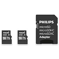 Philips Scheda MicroSD da 32 GB, fino a 80 MB/s (R)