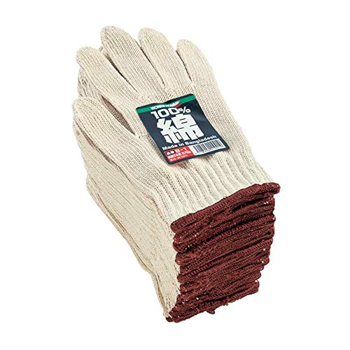 Amazon | [ユニワールド] 純綿軍手 12双入 （B-1） | 軍手 | 産業