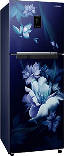 Image of Samsung 291L 2 Star Convertible 5 In 1 Curd Maestro Digital Inverter Frost-Free Double Door Refrigerator Appliance (RT34C4622UZ /HL,Midnight Blossom Blue
