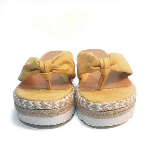 Flip Flops for Women Slip On Wedge Platform Sandals Casual Summer Open Toe Slip on Sandals Vacation Beach Shoes2