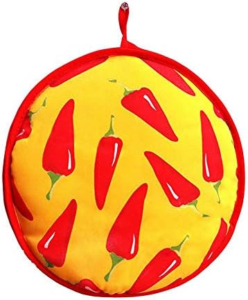 Nattork 10 Inch Tortilla Warmer -Insulated Fabric Pouch - Keeps warm for 1 hour (10", chili x 1pcs)