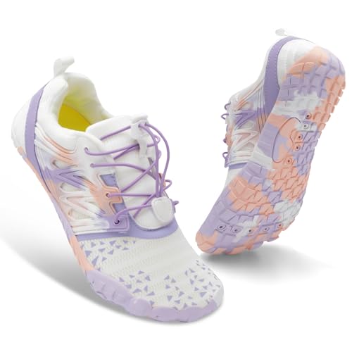 Image of XIHALOOK Athletic Hiking Water Shoes Womens Mens Quick Dry Barefoot for Beach Walking Kayaking Surfing Training