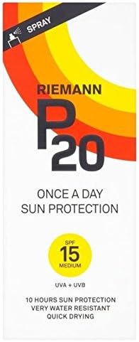 Riemann P20 SPF15 1 Day/10 Hour Protection 200ml (PACK OF 2)
