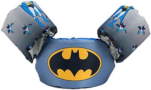 JKSPORTSBaby Floats for Pool,Kids Life Jacket from 30 to 50lbs, Compatible 20-30 Pounds Infant/Baby/Toddler, Swim Vest with Arm Wings for Boys and Girls (Bat)