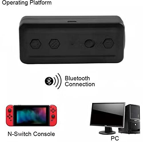 Detroit Packing Co. Wireless Bluetooth Controller Adapter For Nintendo Switch & Windows Pc, Works With Wired Ngc Gamecube, Nes Snes Wii Classic Controllers- Wired To Bluetooth Adapter #TOP1