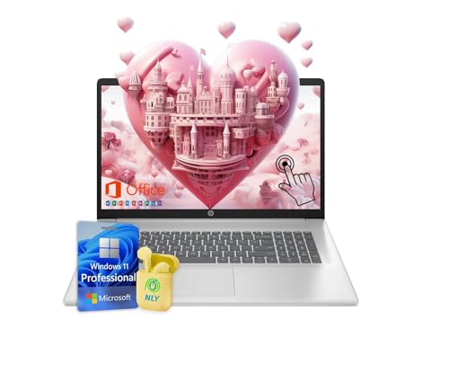 HP �^�b�`�X�N���[�� 17.3�C���` �r�W�l�X�m�[�g�p�\�R���R���s���[�^�[ 64GB RAM 2TB SSD Windows 11 Pro �m�[�g�p�\�R�� ���C�t�^�C���I�t�B�X�t�� Intel Core 7-150U (10�R�A) �v���Z�b�T�[ �o�b�N��