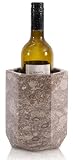 Oceanic - Cubo enfriador de vino de mármol de 6.5 pulgadas, hecho a mano, 750 ml, enfriador de botellas de vino y enfriador de champán para fiestas, cocina, carrito de bar, decoración para enfriar y