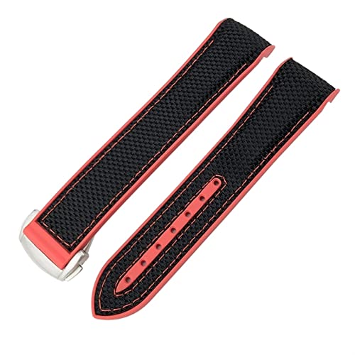 Bracelet montre caoutchouc 21mm idéal pour Omega PlanetOcean au quotidien