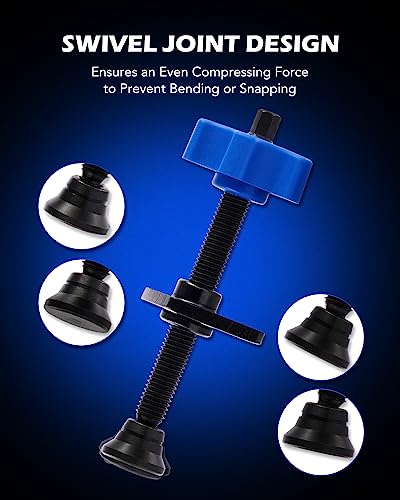 Image of OMT Brake Pad Spreader and Piston Compressor Tool with Swivel Joint