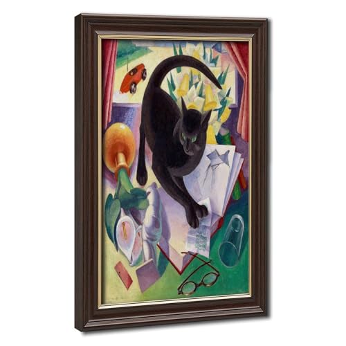 Poster The Uncivilized Cat par Agnes Miller Parker impression toile cadre 61x91cm
