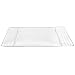 Rastrelliera da forno, cremagliera di raffreddamento multifunzionale 4 piedini rialzati senza accessori da cucina placcatura in metallo 16,9 x 11,8 x 0,8 pollici griglia per barbecue, per
