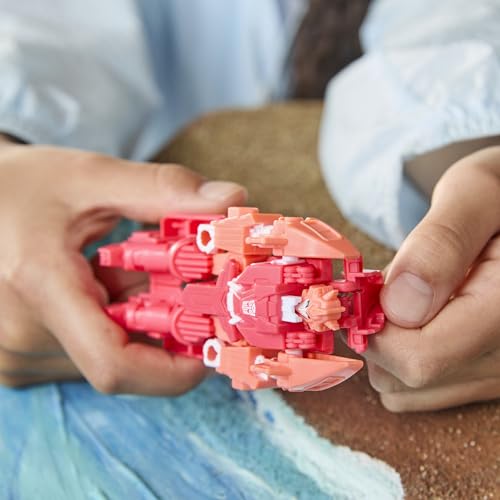 Transformers Cyberworld Cyber Changers Elita-1, 10 cm große Action-Figur mit 4 Schritten zur Verwandlung zum Schnellboot… – Ansicht 5