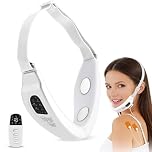 EMS Face Massager, 5 Color Face Sculpting Tool with 6 Modes & 18 Adjustable Intensities, Cordless Double Chin Remover with Remote, Foldable Face Lifting Device for Jawline Sculpting, Skin Tightening