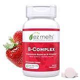EZ Melts Dissolvable Vitamin B-Complex with Methyl B12 and Methyl Folate, Sugar-Free, 2-Month Supply - 1 Pack