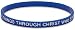 I Can Do All Things Through Christ Silicone Bracelet
