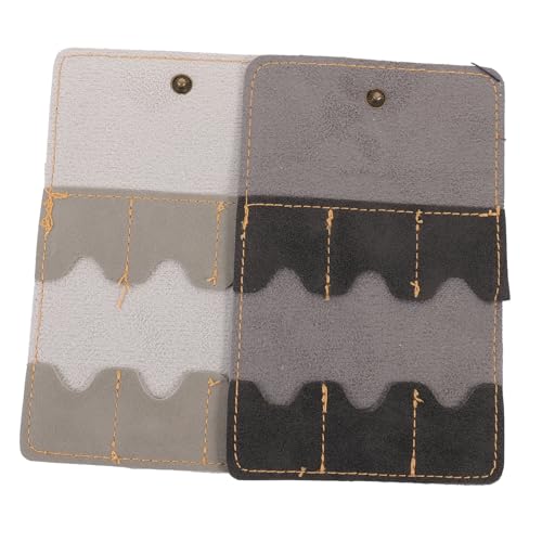Mipcase 2pcs Memory Card Storage Case Multi-Functional Pu Card Holder Organizer Stylish Compact and Design for Travel and Everyday Use