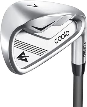 COOLO Single Graphite Golf Irons for Golfer Slower Swing Speeds, Reduced Strain on The Old Elbows and Wrists, Help Shots Go Farther, Men & Women Right Handed