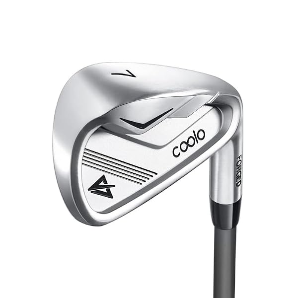 COOLO Graphite Golf Irons, Provide More Speed and Control, Beginner/High Handicap/Seniors/Ladies, Reduced Strain on Elbows and Wrists, Right&Left Handed(Women, #9, Left) by COOLO - Used condition - US$47.88
