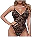 Body Femme Sexy Érotique Ouvert,Mesdames Fronde Sexy Dentelle Creuse Broderie Fleur Sexy Une Pièce,Lingerie Erothique Sexy,Body Femme Grande Taille