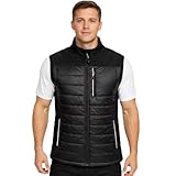 BWOLF DAYTONA Gilet trapuntato da lavoro, con inserti catarifrangenti e tasche funzionali, Nero , XL