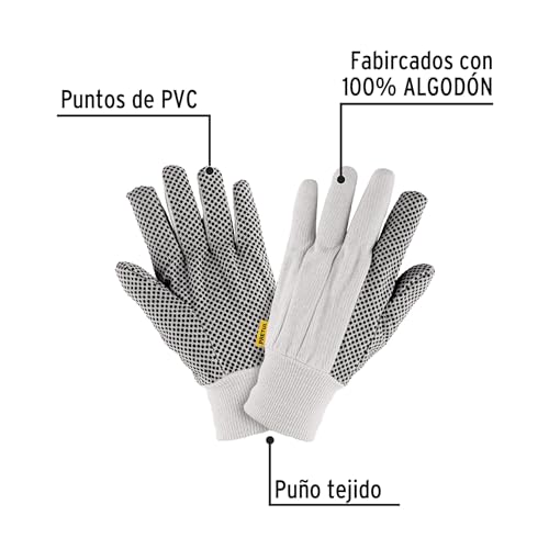 Guantes punto PVC 8 Imagen adicional