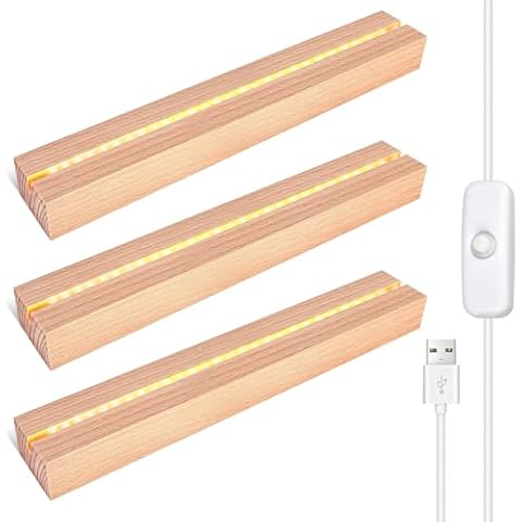 Socle Lumineux LED Bois Vegena Cover
