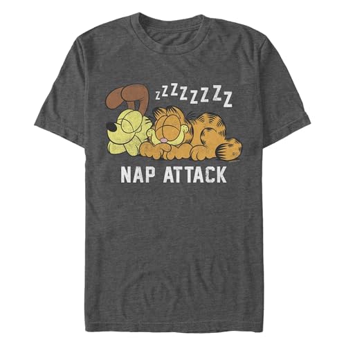 T-Shirt Nickelodeon Attaque de la Sieste Gris Anthracite Homme 3XL
