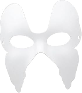 Didiseaon 8Pcs Máscara De Cosplay Máscara De Disfarce Máscara Infantil Máscara DIY Máscara Em Branco Máscara De Polpa De Papel Máscara Facial Maquiagem Decoração Infantil Máscara De