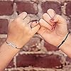 Infinity Collection - Unbiological Sister Charm Bracelets (2 pcs) Friendship Bracelet, Adjustable Bracelet - Soul Sister Knot Bracelets for Women, Teens, and Girls - BFF Gifts, Bestfriend Bracelets